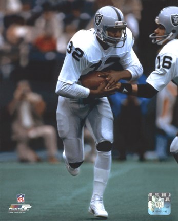 Framed Marcus Allen Action Print