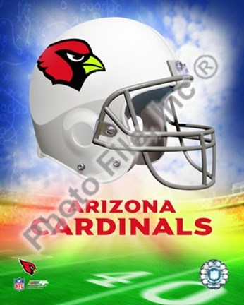 Framed 2009 Arizona Cardinals Team Logo Print