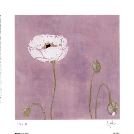 Framed Poppy ll Print