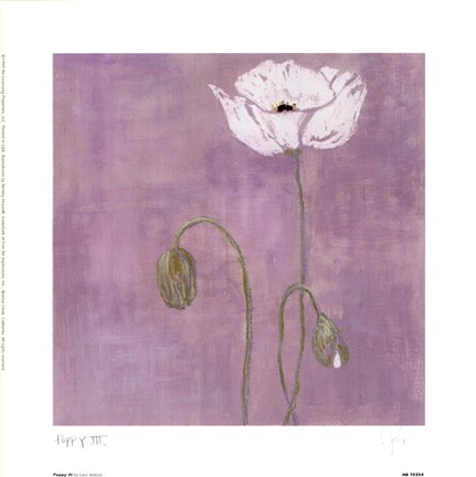 Framed Poppy lll Print