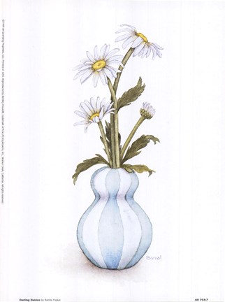 Framed Darling Daisies Print