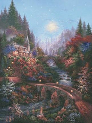 Framed Moonlight Grace Print