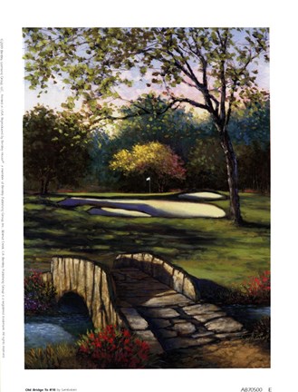 Framed Old Bridge To #18 Print