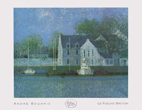 Framed Le Fleuve Breton Print