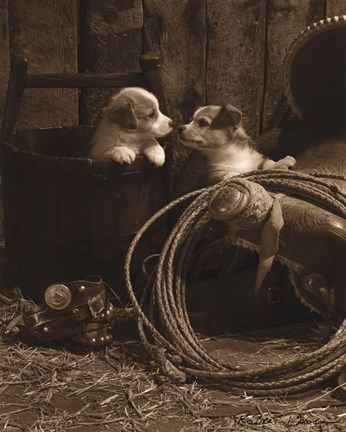 Framed How Bout A Kiss Print