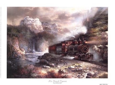 Framed Rio Grande Express Print