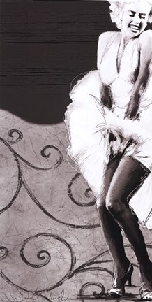 Framed Backtracking Marilyn Print