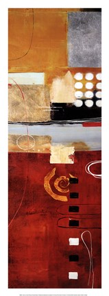 Framed Abstract &amp; Natural Elements I Print