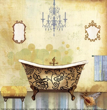 Framed Salle De Bain II Print