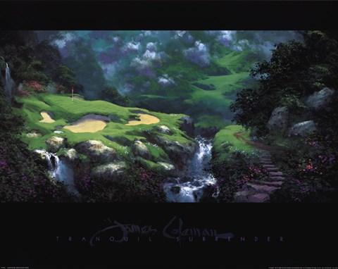 Framed Tranquil Surrender Print