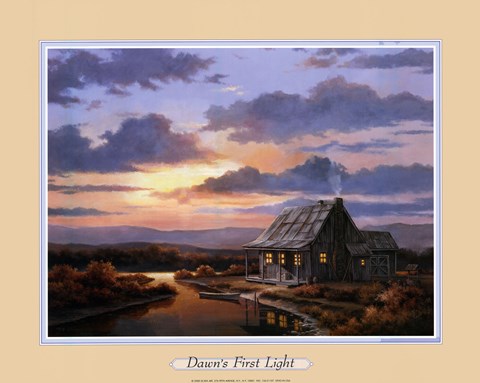 Framed Dawn's First Light Print