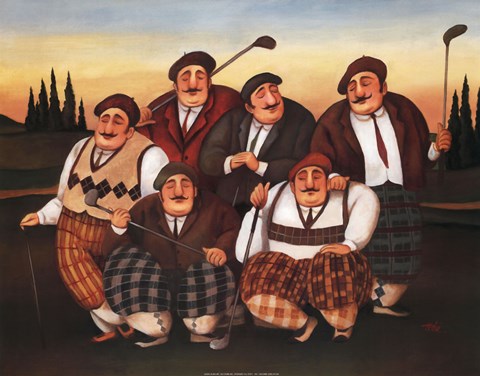 Framed Golf Club Print