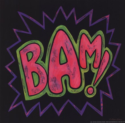 Framed Bam Print