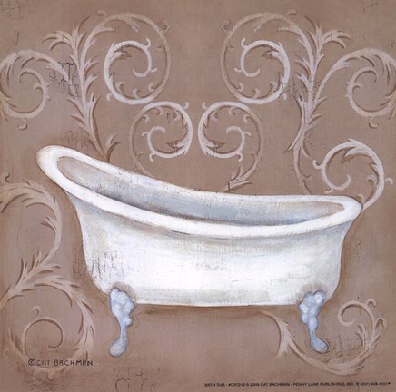 Framed Bath Tub Print