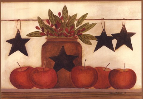 Framed Star Apples Print