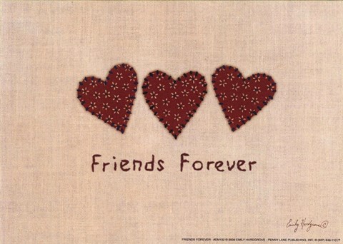 Framed Friends Forever Print