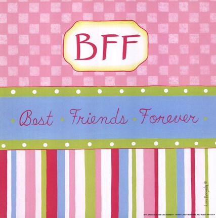 Framed BFF Print