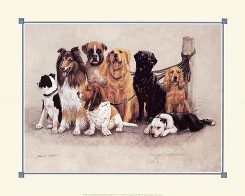 Framed Gang's All Here Print