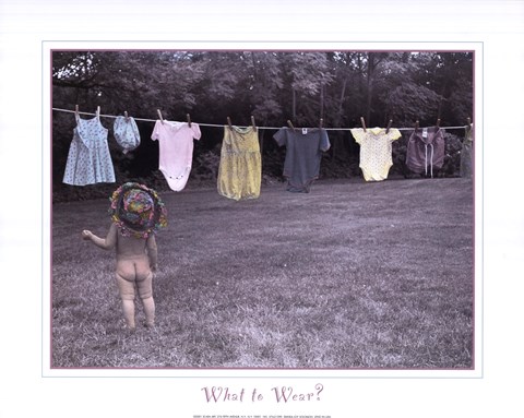 Framed What to Wear Print