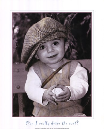 Framed Can I Really Drive the Cart? Print