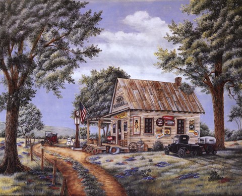 Framed Joe's Garage Print