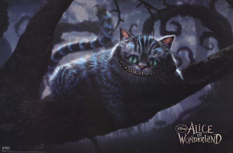 Framed Alice in Wonderland, c.2010 - Cheshire Cat Print