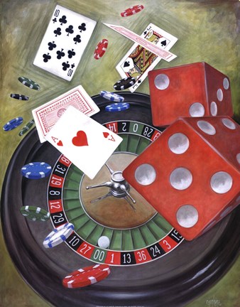 Framed Roulette Print