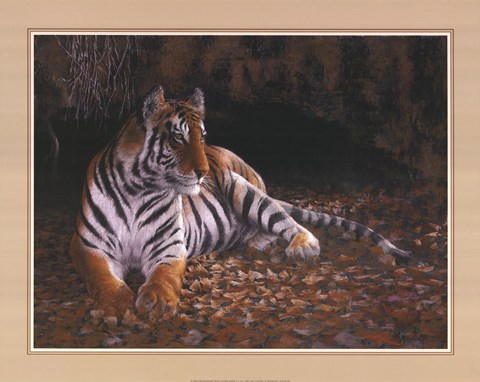 Framed Tiger's Lair Print