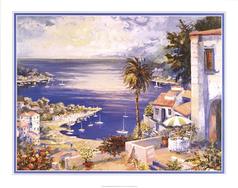 Framed Mediterranean Sunrise Print