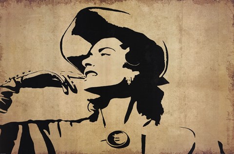 Framed Parisian Model Print