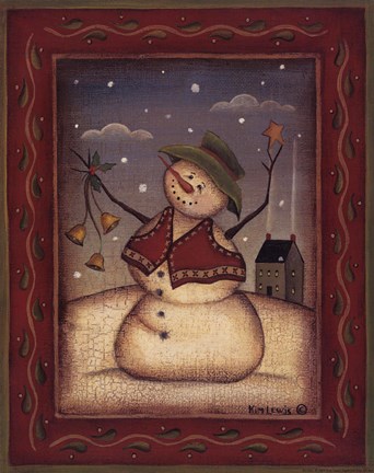 Framed Jingles Bells Print