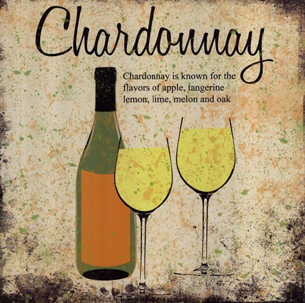 Framed Chardonnay Print