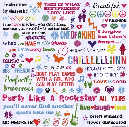 Framed My Space II Print