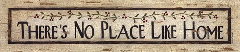 Framed No Place Like Home Print