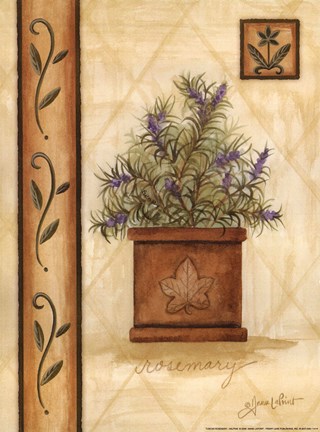 Framed Tuscan Rosemary Print