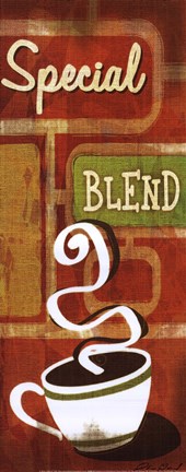 Framed Retro Coffee IV Print