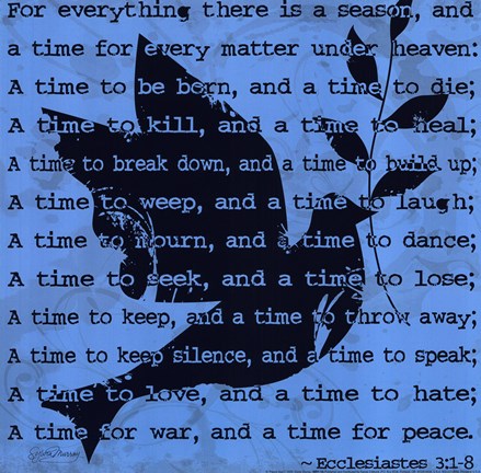 Framed Peace Sign I Print