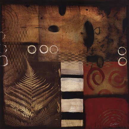 Framed Industrial Nature II - petite Print