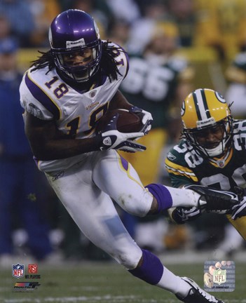 Framed Sidney Rice 2009 Action Print