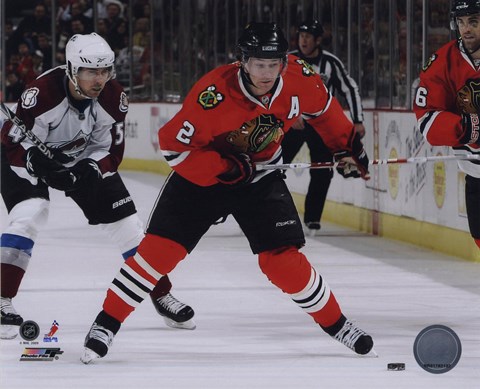 Framed Duncan Keith 2009-10 Action Print