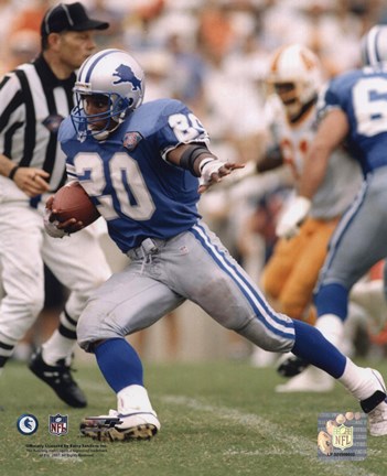 Framed Barry Sanders - 1994 Action Print