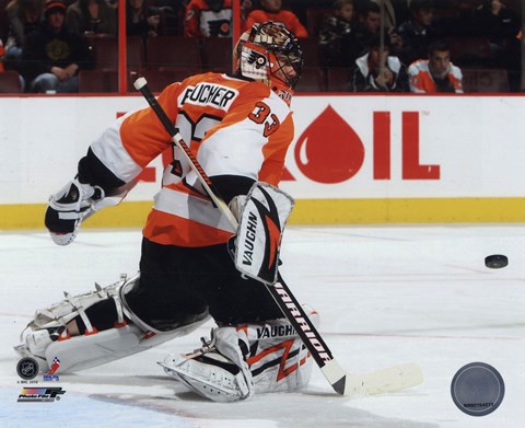 Framed Brian Boucher 2009-10 Action Print