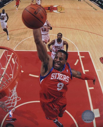 Framed Andre Iguodala 2009-10 Action Print