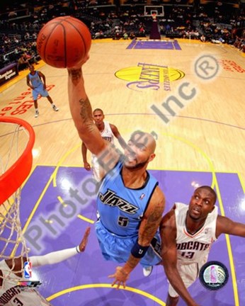 Framed Carlos Boozer 2009-10 Action Print