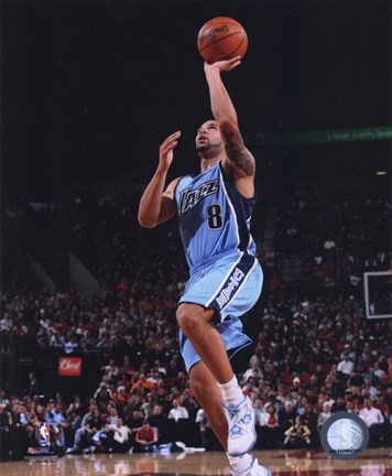 Framed Deron Williams 2009-10 Action Print