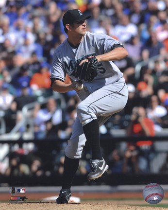 Framed Josh Johnson 2010 Action Print