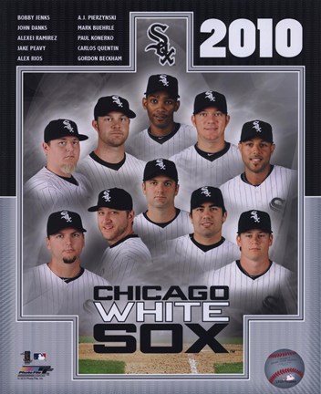 Framed 2010 Chicago White Sox Team Composite Print