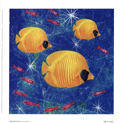 Framed Under The Sea ll Print