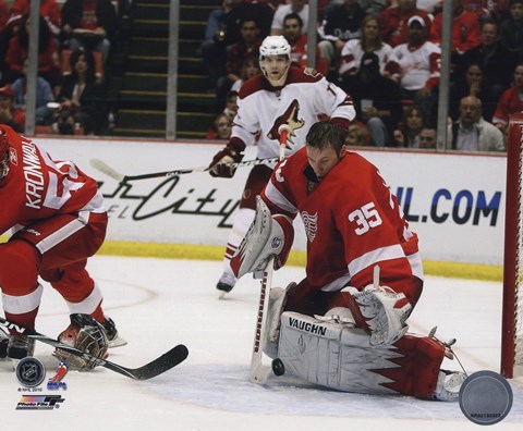 Framed Jimmy Howard 2009-10 Action Print