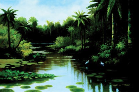 Framed Placid Water Print